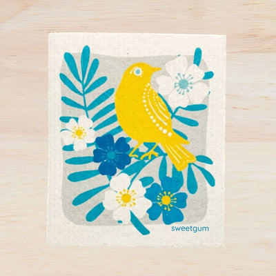Yellow Bird Swedish Dishcloth by sweetgum home, LLC - product image 2 for Resin Society