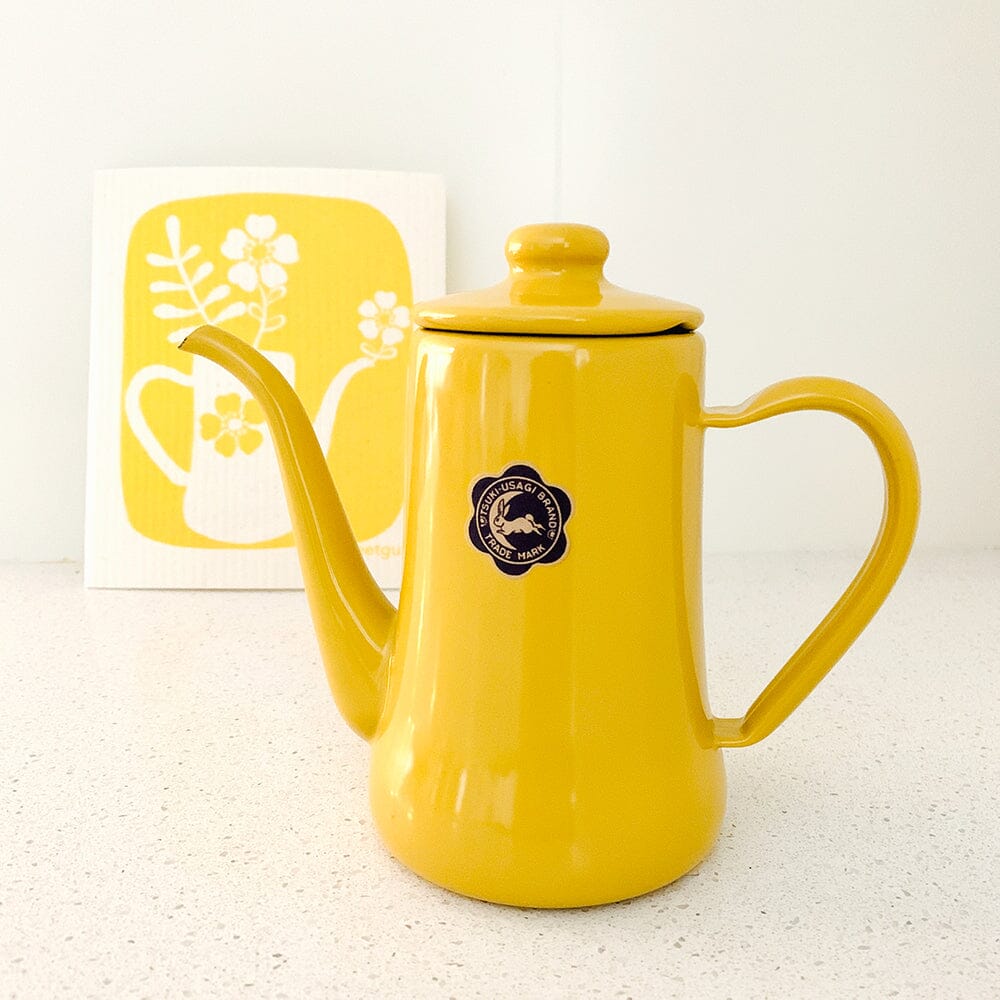Yellow Teapot Swedish Dishcloth by sweetgum home, LLC - product image 2 for Resin Society