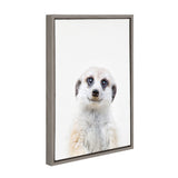 Sylvie Meerkat Framed Canvas by Amy Peterson by kateandlaurel - product image 2 for Resin Society