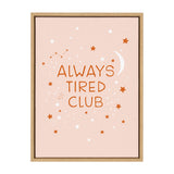 Sylvie Always Tired Club Framed Canvas by kateandlaurel - product image 10 for Resin Society