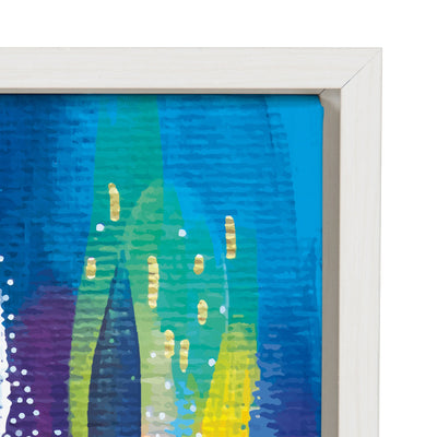 Sylvie EV Bright Brush Strokes 033 Framed Canvas by kateandlaurel - product image 3 for Resin Society
