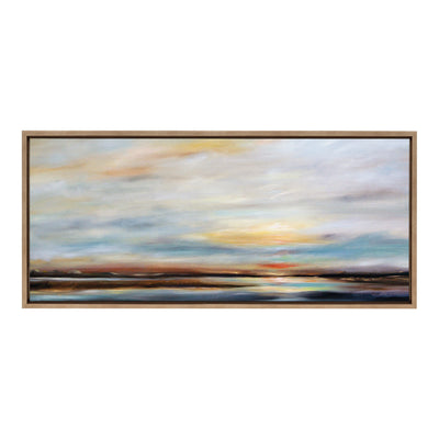 Sylvie Carolina Sunset Framed Canvas by kateandlaurel - product image 13 for Resin Society