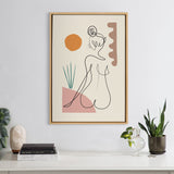Sylvie Sunset Framed Canvas by kateandlaurel - product image 10 for Resin Society
