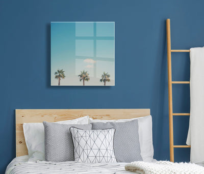 A Trio Of Palm Trees Floating Acrylic Art by kateandlaurel - product image 9 for Resin Society