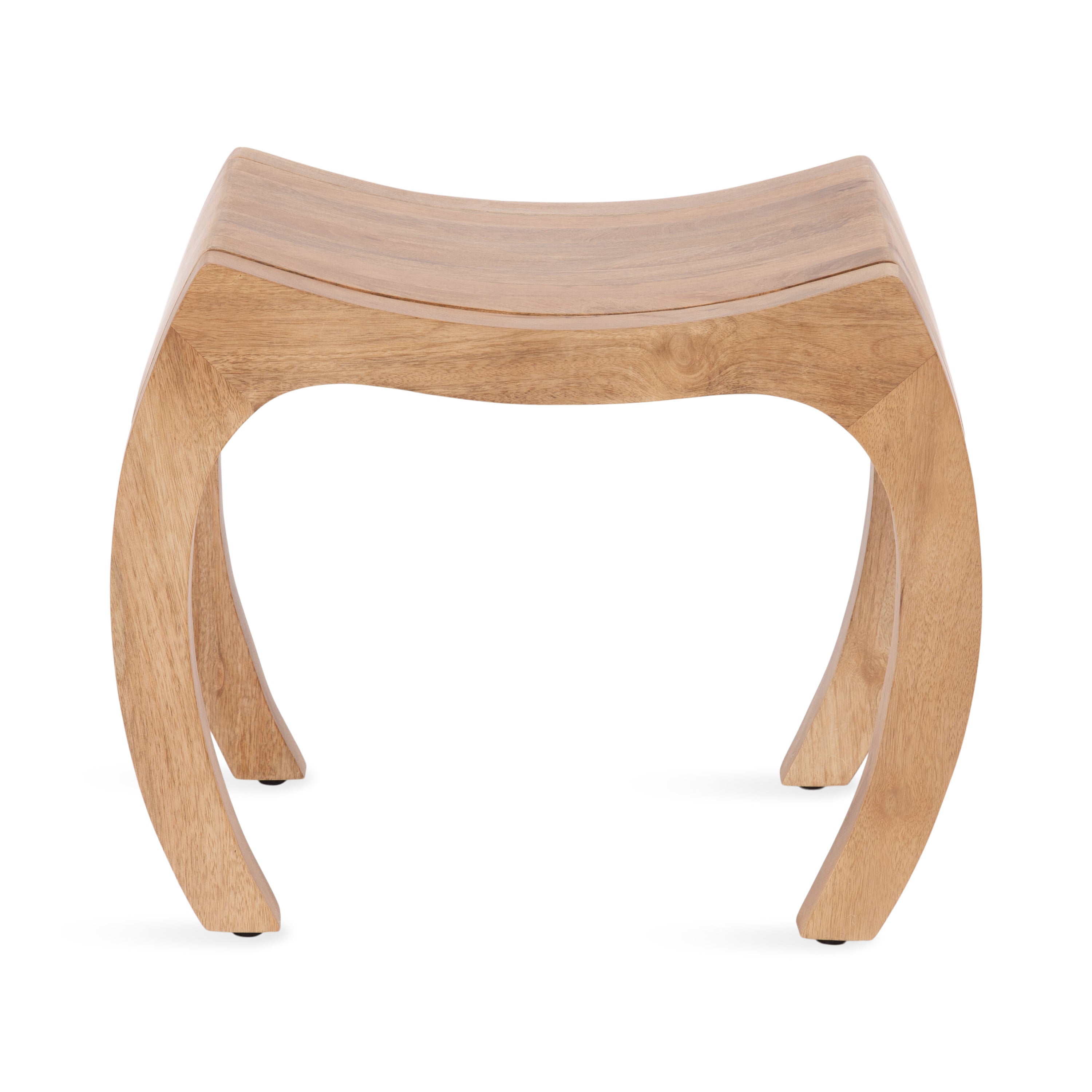Loviisa Wood Ottoman and Vanity Stool