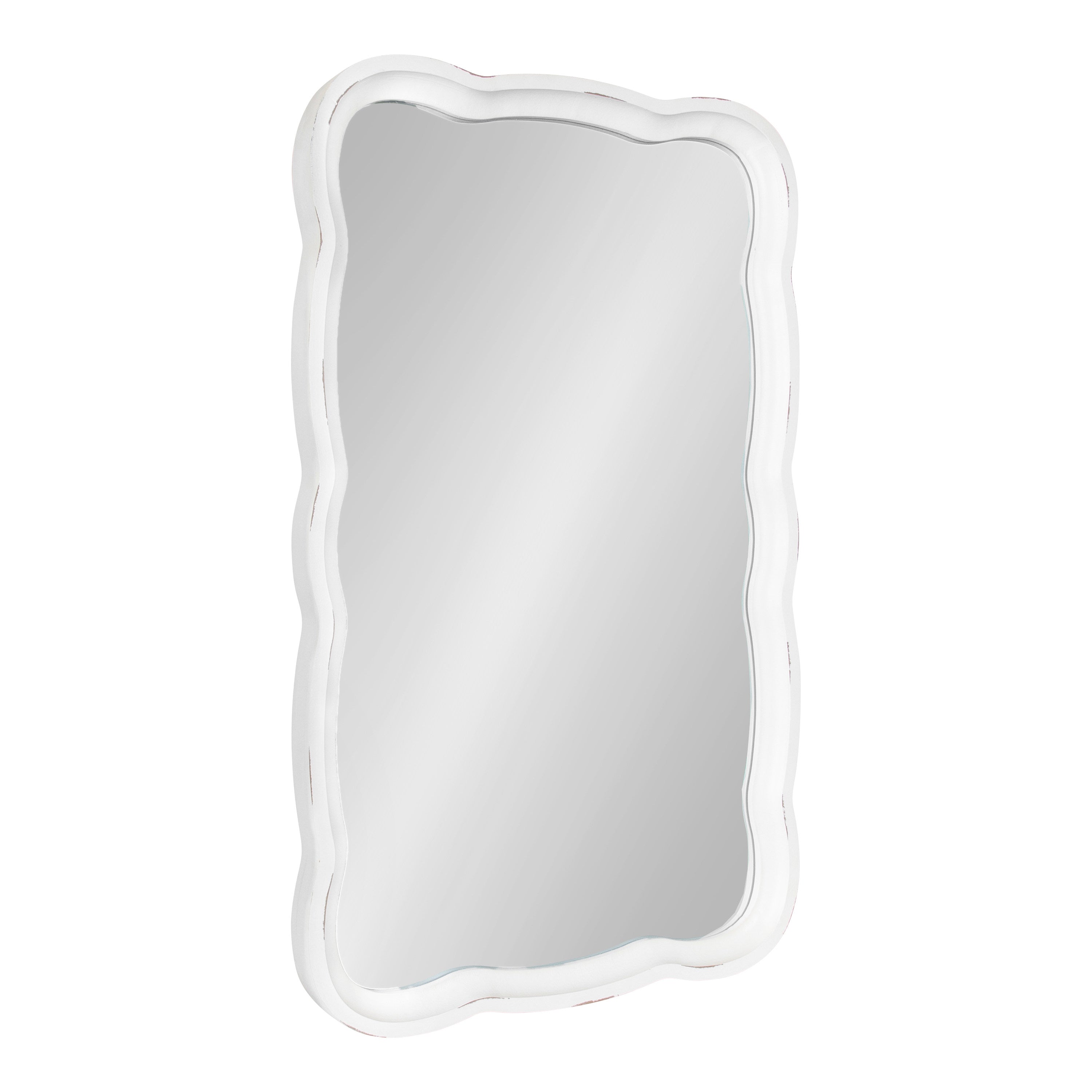 Hatherleigh Scallop Wood Wall Mirror by kateandlaurel - product image 7 for Resin Society