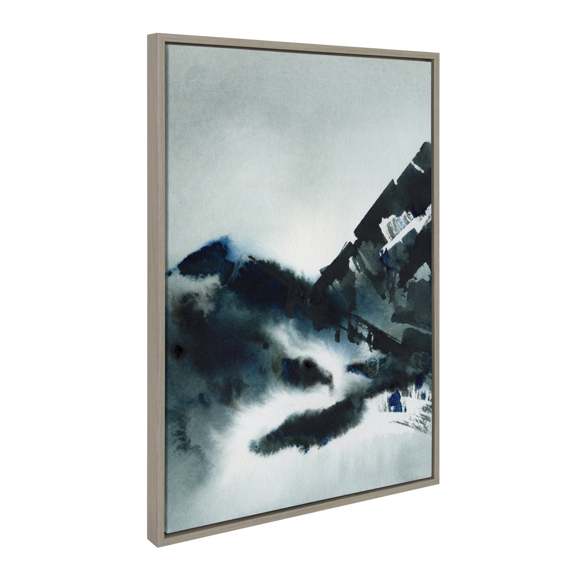 Sylvie Close Your Eyes and Remember 4 Framed Canvas by Maja Mitrovic of by kateandlaurel - main product image for Resin Society