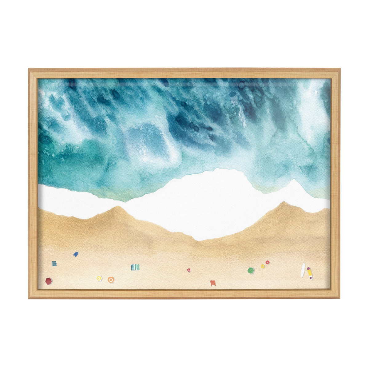 Blake North Shore Framed Printed Glass by kateandlaurel - product image 2 for Resin Society