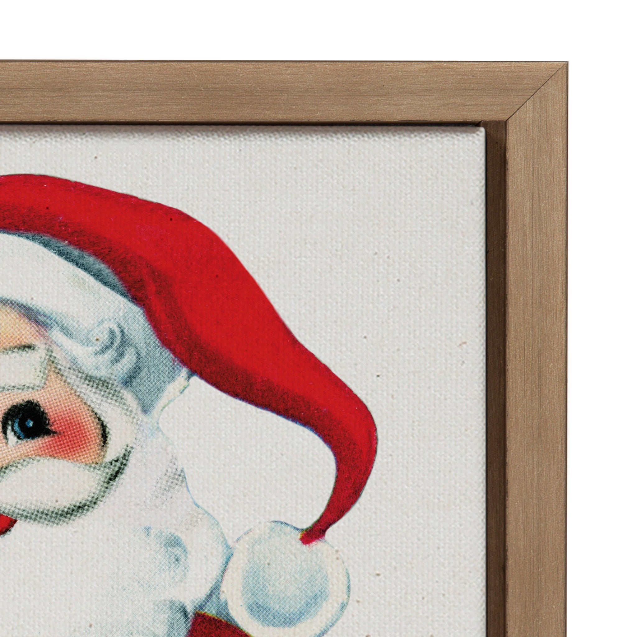 Sylvie Santa Claus Framed Canvas by kateandlaurel - product image 3 for Resin Society