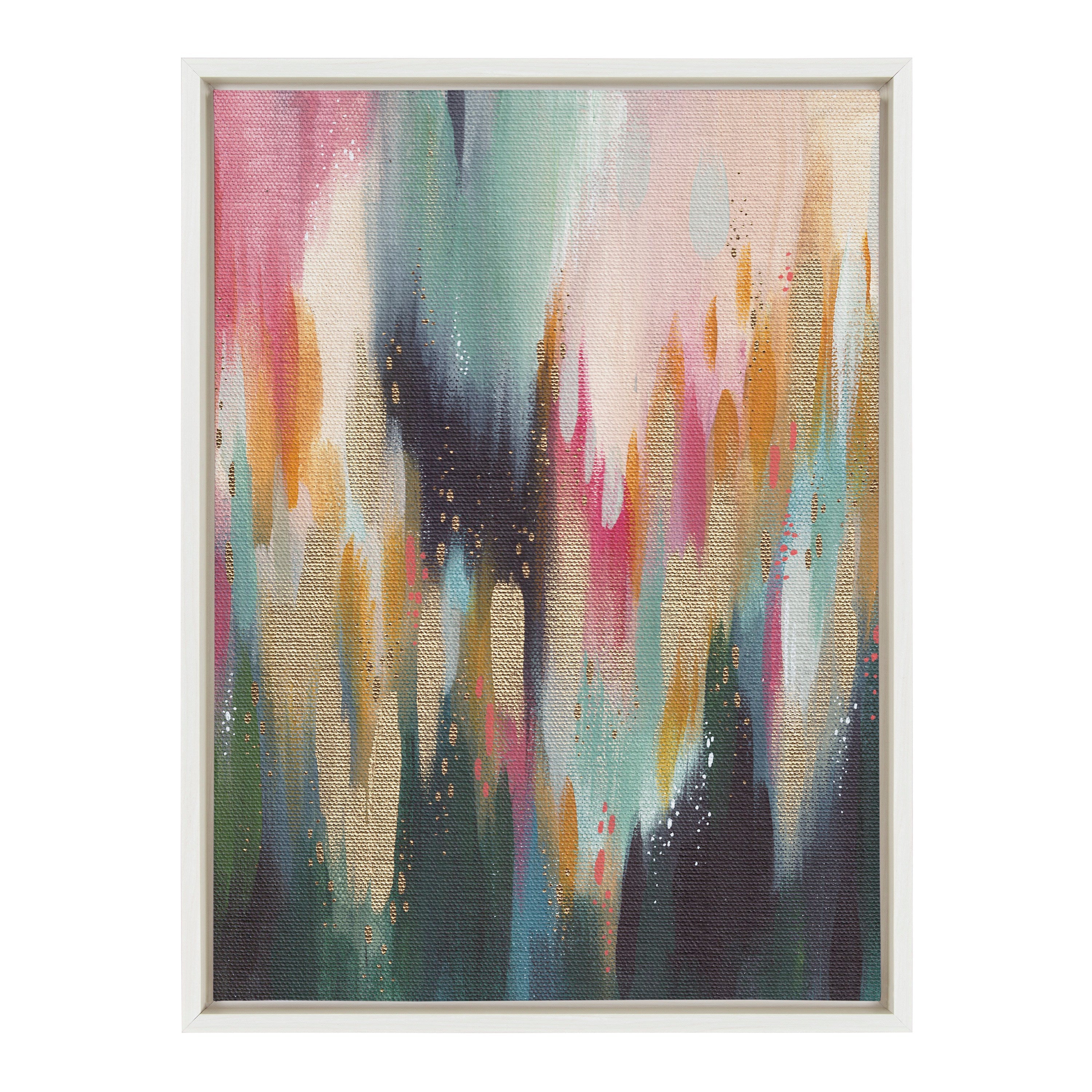 Sylvie Brushstroke 135 Framed Canvas by kateandlaurel - product image 7 for Resin Society