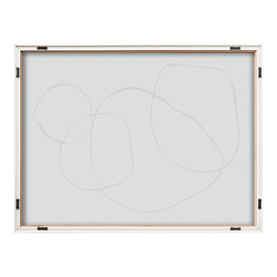 Blake 869 Going In Circles Framed Printed Glass by Teju Reval of by kateandlaurel - product image 12 for Resin Society