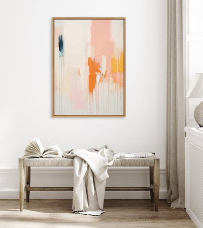 Sylvie Fiesta Abstract Framed Canvas by Amy Lighthall