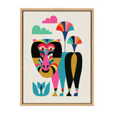Sylvie Baboon Framed Canvas by kateandlaurel - product image 9 for Resin Society