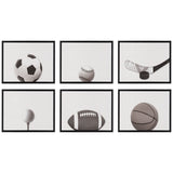 Sylvie Horizontal Hockey Stick And Puck Portrait Framed Canvas by kateandlaurel - product image 6 for Resin Society