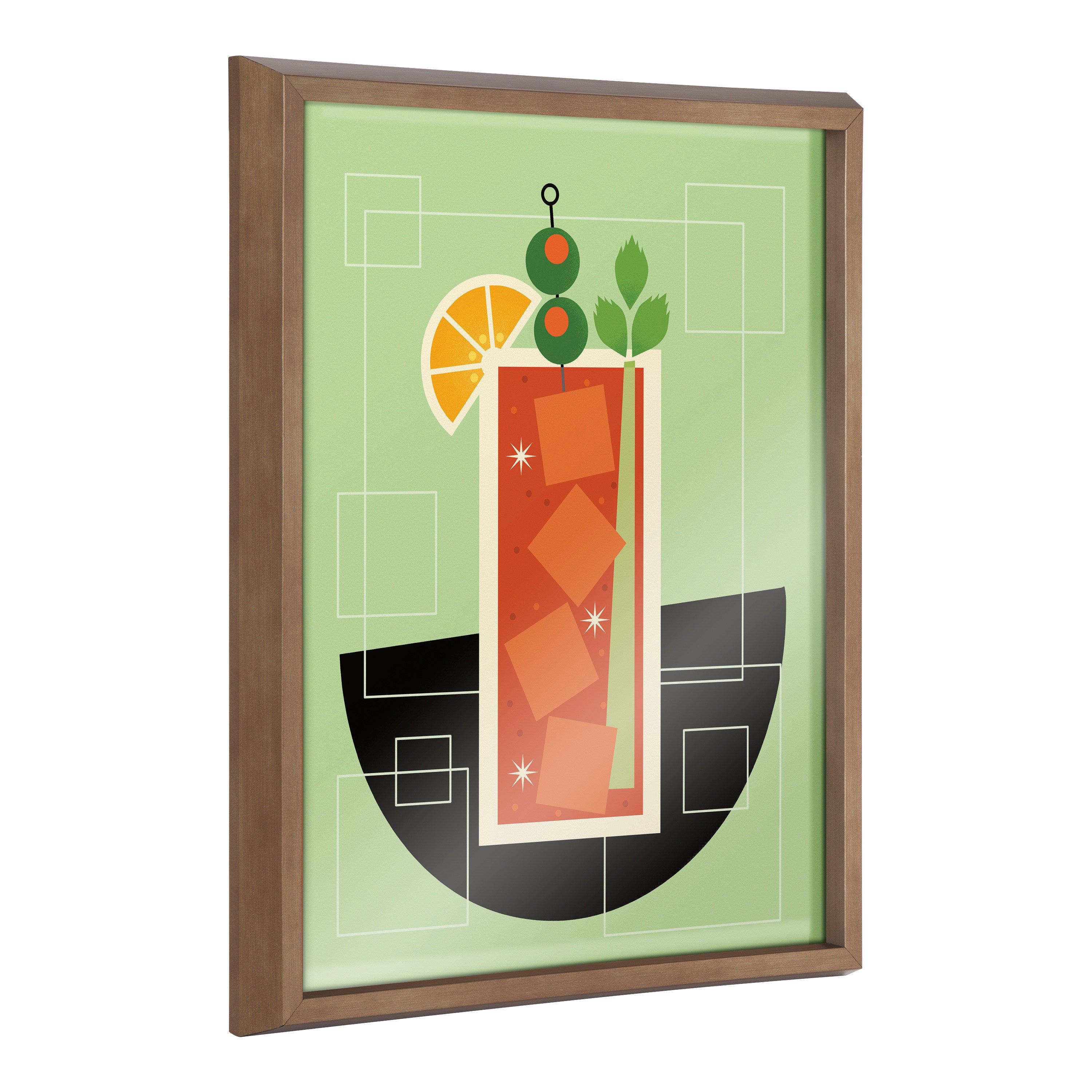 Blake Bloody Mary Framed Printed Art by Amber Leaders Designs by kateandlaurel