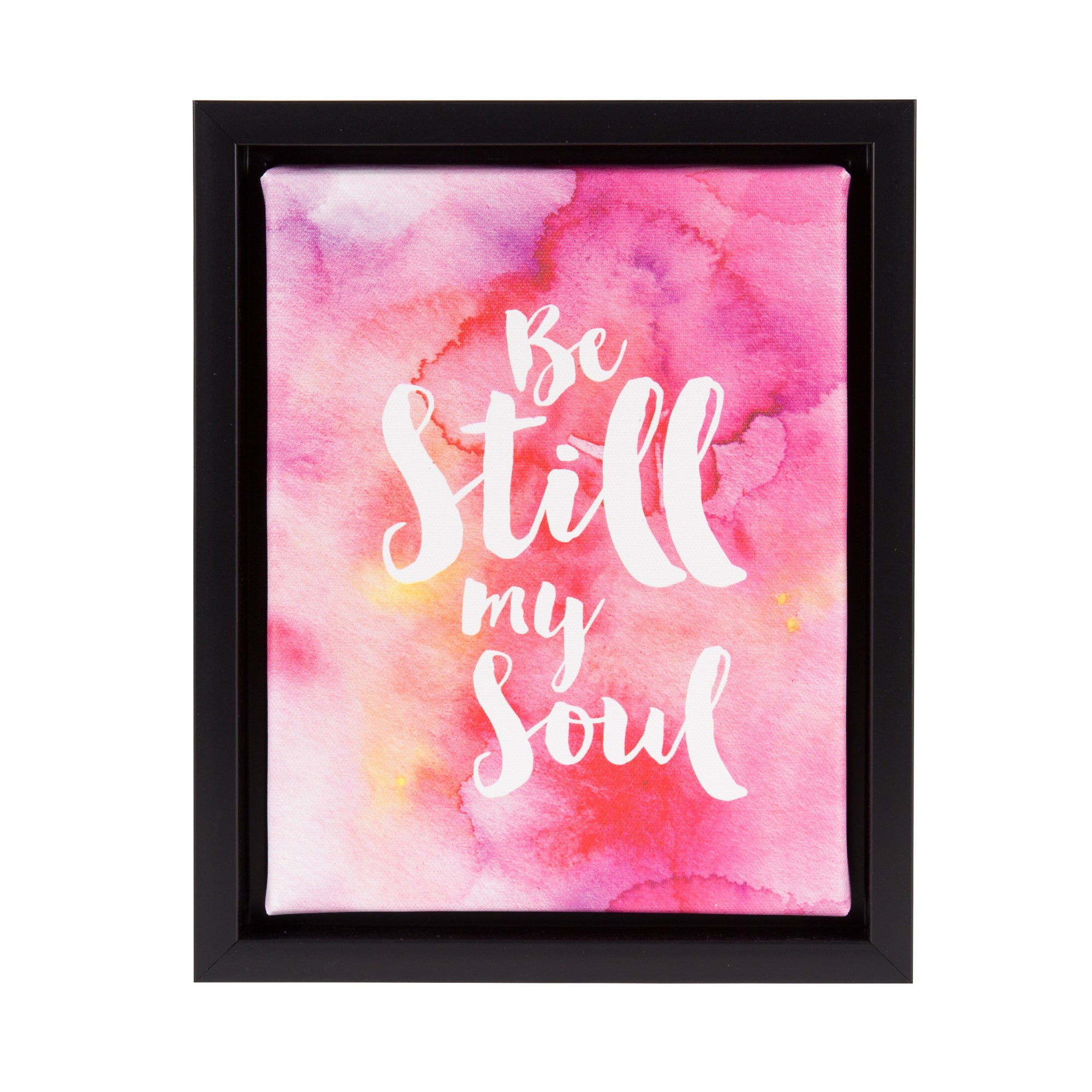 Sylvie Be Still My Soul Watercolor Art Framed Canvas by kateandlaurel - product image 6 for Resin Society