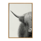 Sylvie Hey Dude Highland Cow Crop Framed Canvas by The Creative Bunch by kateandlaurel - product image 10 for Resin Society