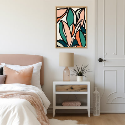 Sylvie Fanciful Ficus 2 Framed Canvas by Alicia Bock