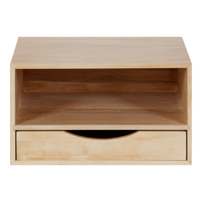 Hutton Floating Wall Shelf with Drawer by kateandlaurel - product image 3 for Resin Society