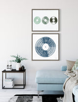 Sylvie Three Records Framed Canvas by kateandlaurel - product image 7 for Resin Society