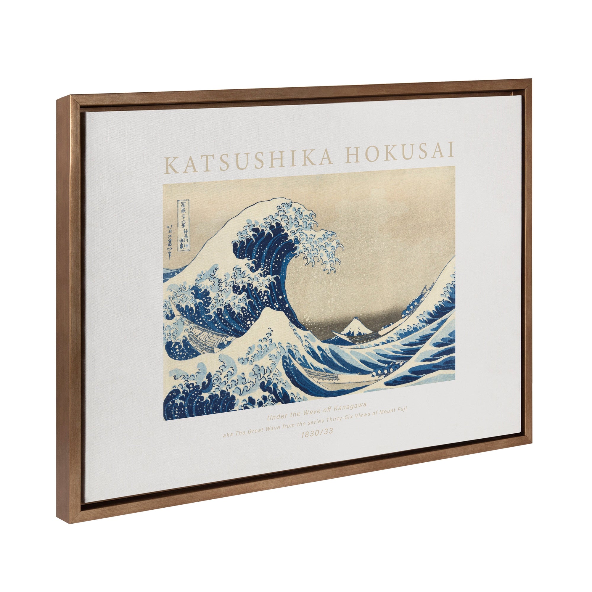 Sylvie Poster Katsushika Hokusai Under the Wave off Kanagawa aka The by kateandlaurel - product image 7 for Resin Society
