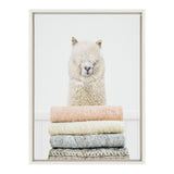 Sylvie Fold Alpaca Framed Canvas by kateandlaurel - product image 8 for Resin Society