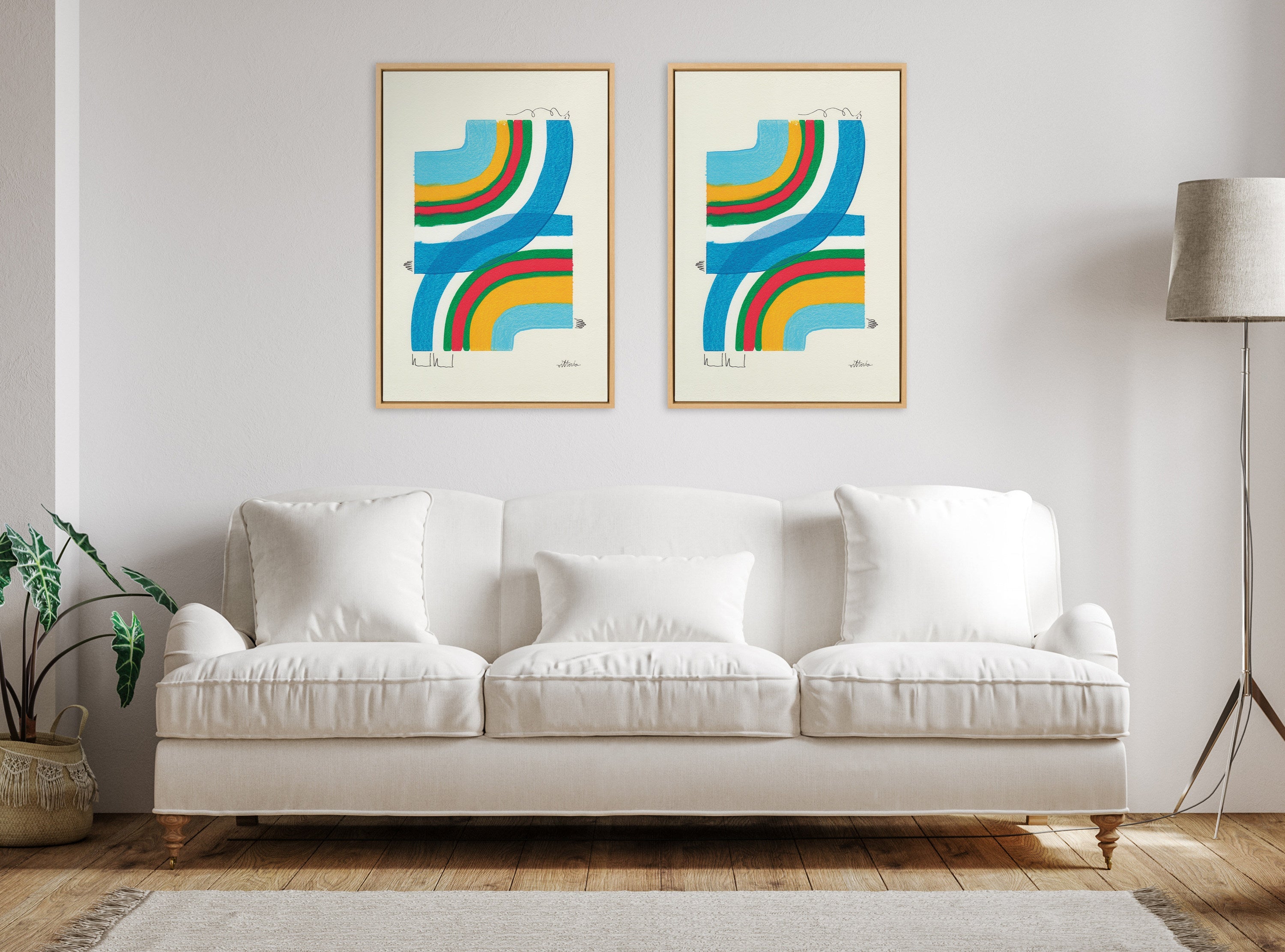 Sylvie A Plan For Myself Framed Canvas by Amber Vittoria