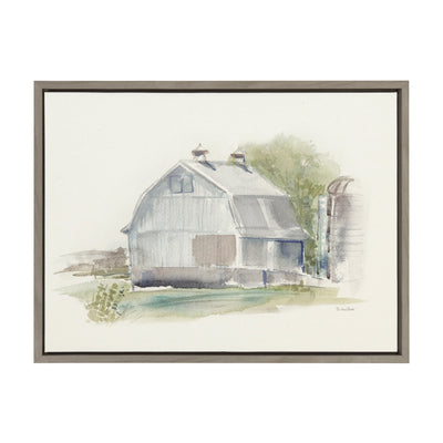 Sylvie Barn 1 Framed Canvas by kateandlaurel - product image 10 for Resin Society