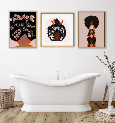 Sylvie Sisters Framed Canvas by kateandlaurel - product image 5 for Resin Society