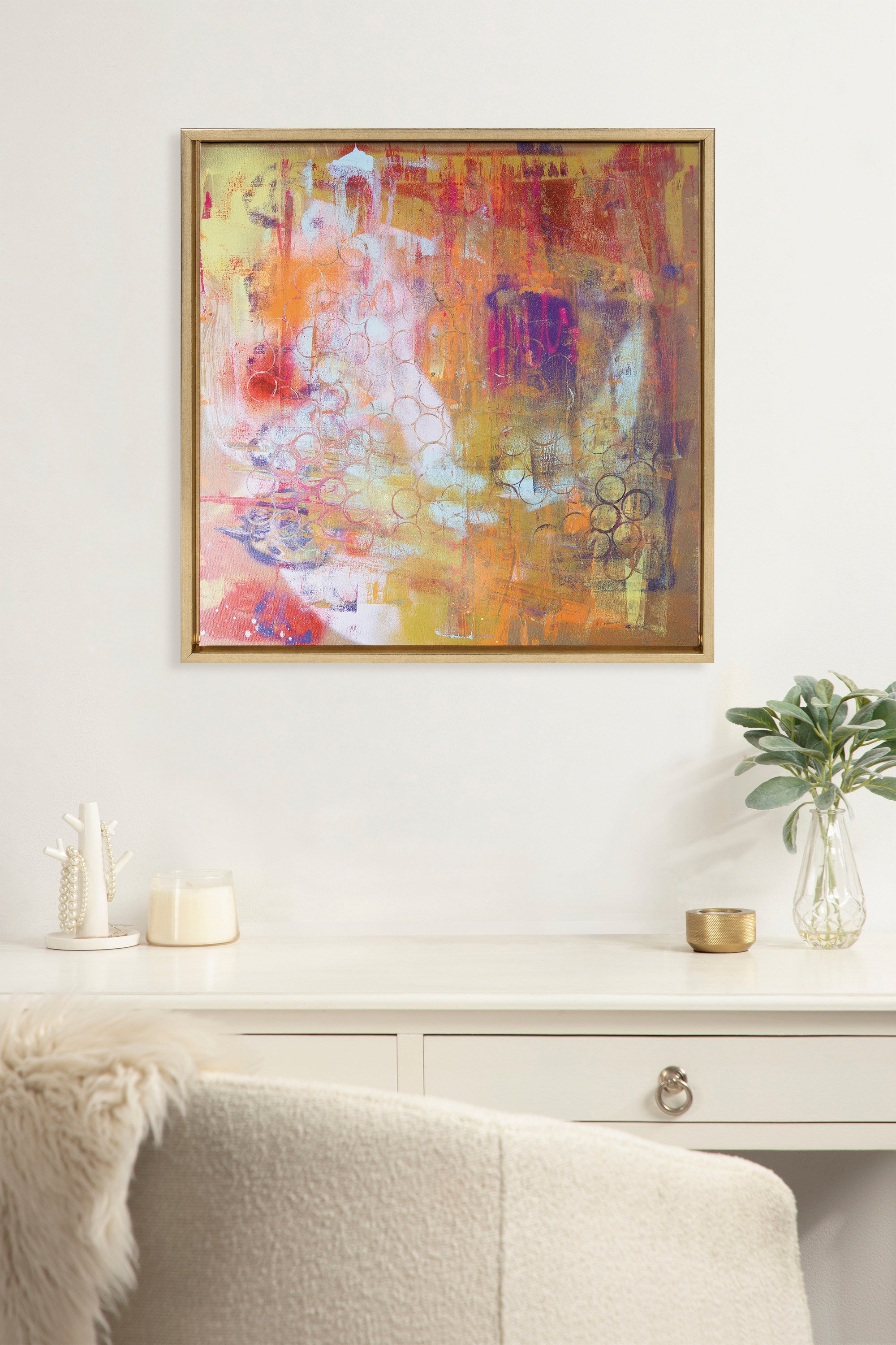 Sylvie Changes Framed Canvas by kateandlaurel - product image 4 for Resin Society