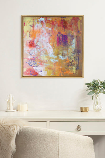 Sylvie Changes Framed Canvas by kateandlaurel - product image 4 for Resin Society