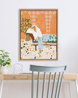 Sylvie Rainbow Framed Canvas by kateandlaurel - product image 7 for Resin Society