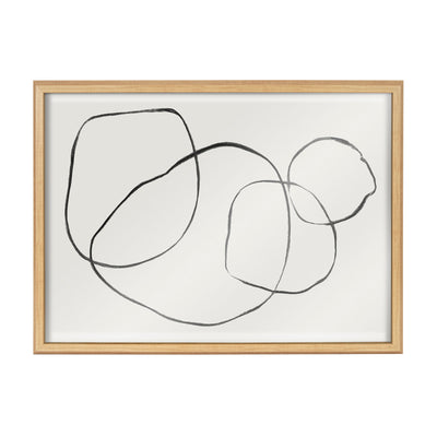 Blake 869 Going In Circles Framed Printed Glass by Teju Reval of by kateandlaurel - product image 8 for Resin Society