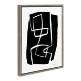Sylvie Modern Meeting Forms Framed Canvas by kateandlaurel - product image 10 for Resin Society