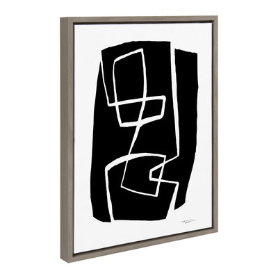 Sylvie Modern Meeting Forms Framed Canvas by kateandlaurel - product image 10 for Resin Society