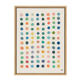 Sylvie Meditation 3 Framed Canvas by kateandlaurel - main product image for Resin Society