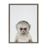Sylvie Monkey Color Framed Canvas by kateandlaurel - product image 8 for Resin Society
