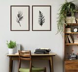 Sylvie Vintage Botanical 3 and 4 Framed Canvas Set by kateandlaurel - product image 4 for Resin Society
