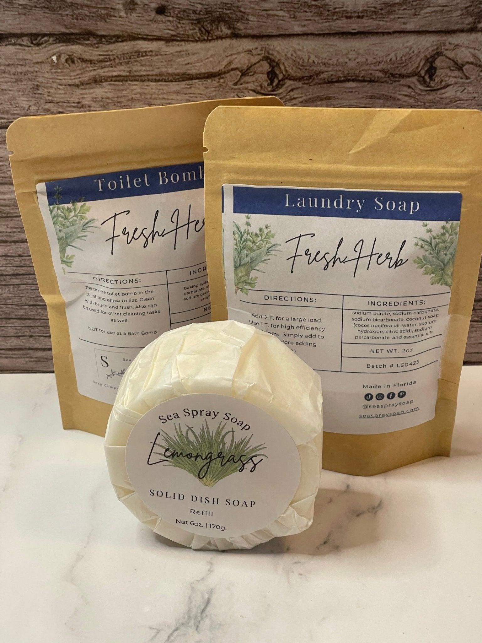 Zero Waste Essentials Starter Bundle by Sea Spray Soap - product image 6 for Resin Society