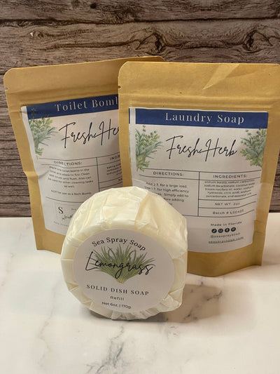Zero Waste Essentials Starter Bundle by Sea Spray Soap - product image 6 for Resin Society