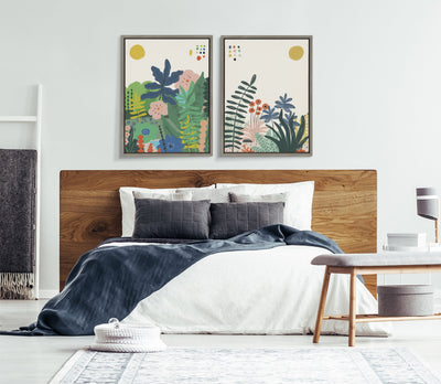Sylvie Zen Garden 2 Framed Canvas by kateandlaurel - product image 11 for Resin Society