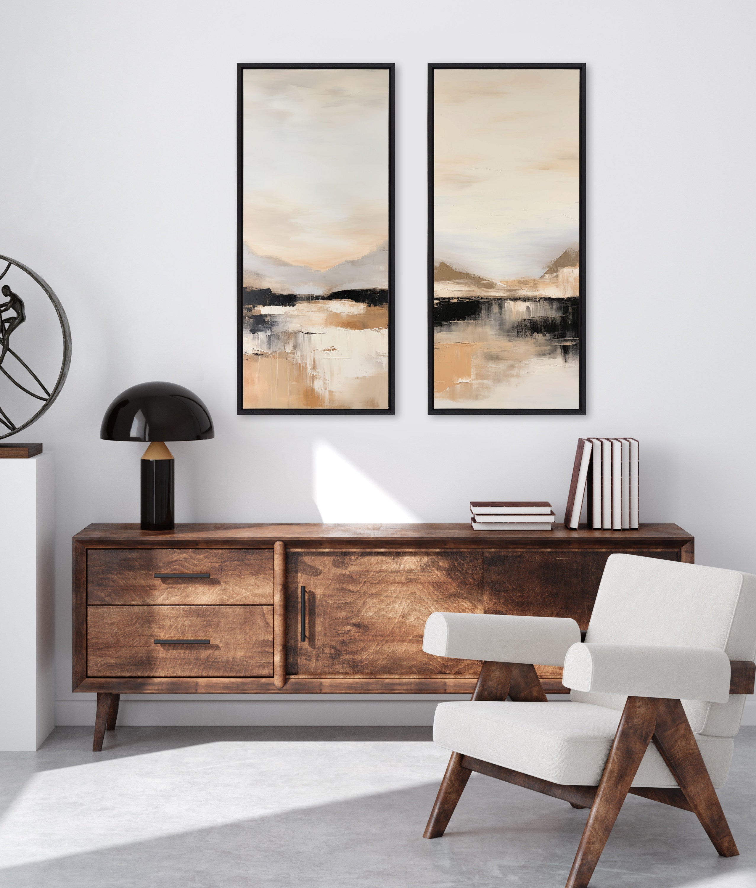 Sylvie Peaceful Landscape III Framed Canvas by Amy Lighthall