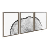 Sylvie Tree Rings Set Framed Canvas by kateandlaurel - product image 7 for Resin Society
