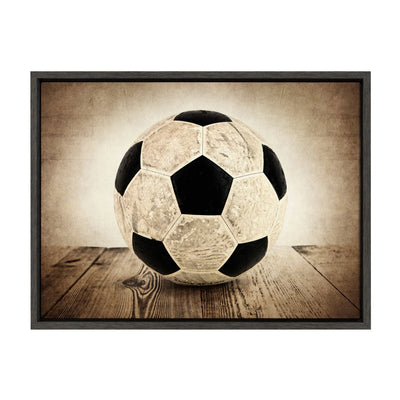 Sylvie Soccer On Wood Framed Canvas by kateandlaurel - product image 9 for Resin Society