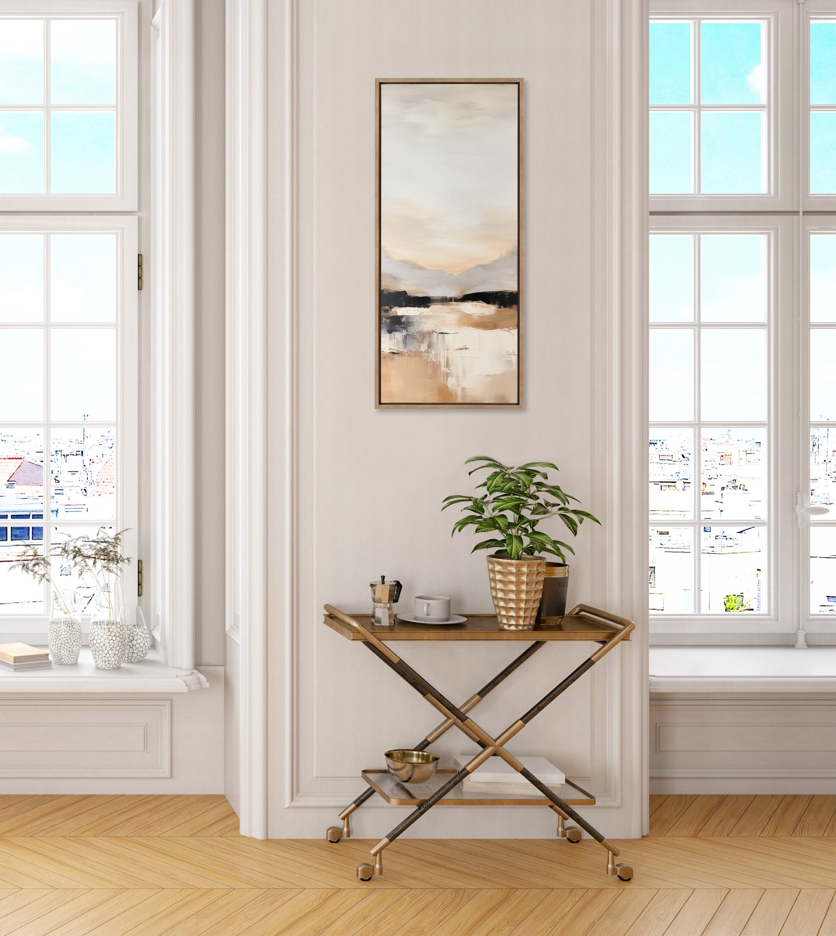 Sylvie Peaceful Landscape III Framed Canvas by Amy Lighthall