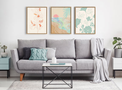 Sylvie Hilo Framed Canvas by kateandlaurel - product image 11 for Resin Society