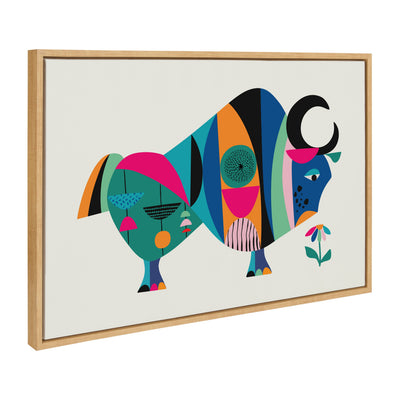 Sylvie MCM Ox Framed Canvas by Rachel Lee