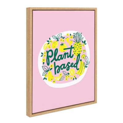 Sylvie Plant Based Framed Canvas by kateandlaurel - product image 2 for Resin Society