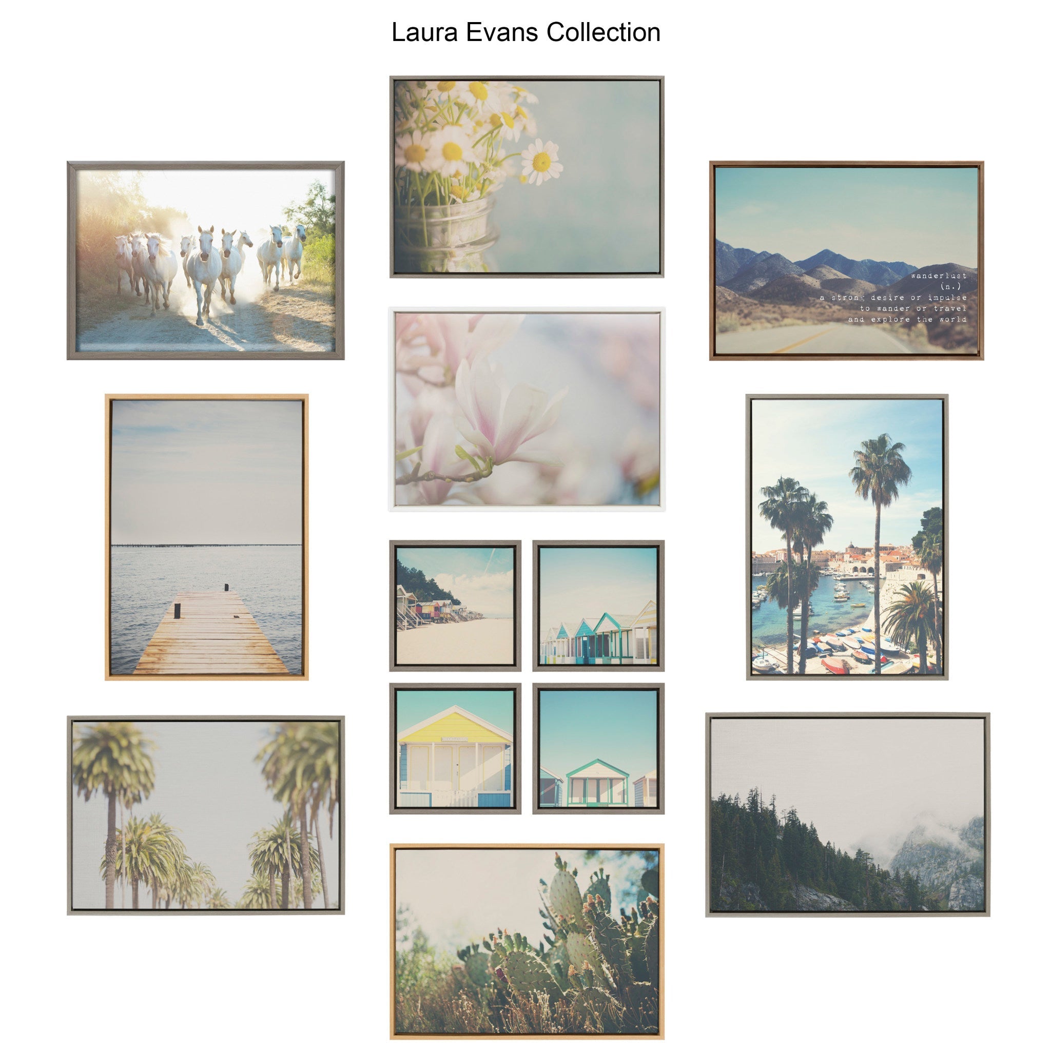Sylvie France Framed Canvas by Laura Evans by kateandlaurel - product image 6 for Resin Society