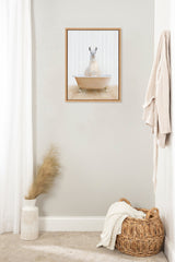 Sylvie Llama Farmhouse Bath Framed Canvas by kateandlaurel - product image 10 for Resin Society